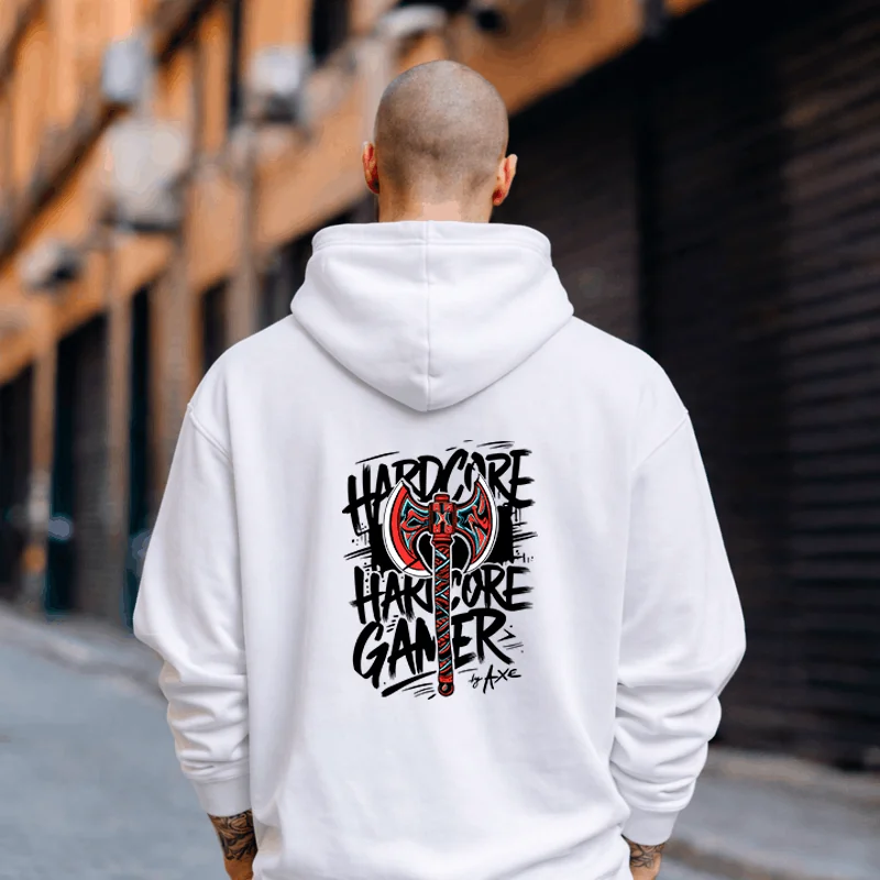 Hardcore Axt Hoodie – Bild 2