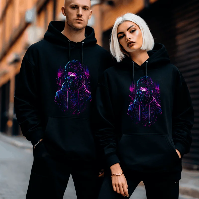 Cyberpunk Hoodie – Bild 2