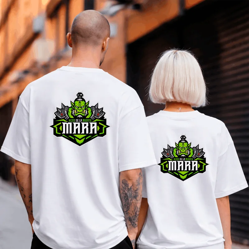 Mara T-Shirt Front/Backprint Weiß – Bild 4