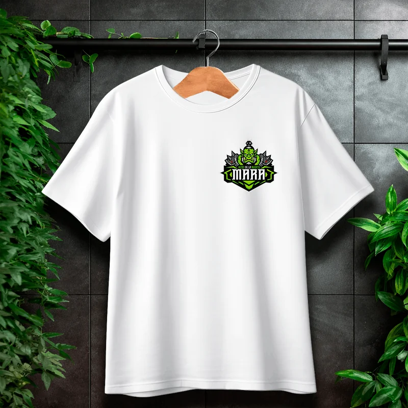Mara T-Shirt Front/Backprint Weiß