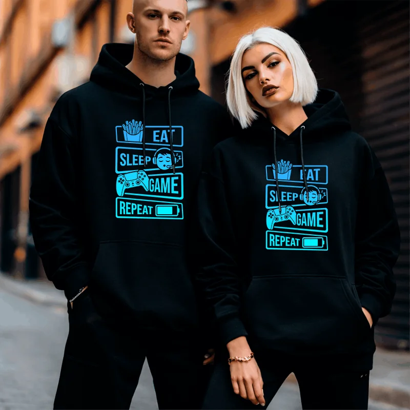 EatSleep Hoodie – Bild 2